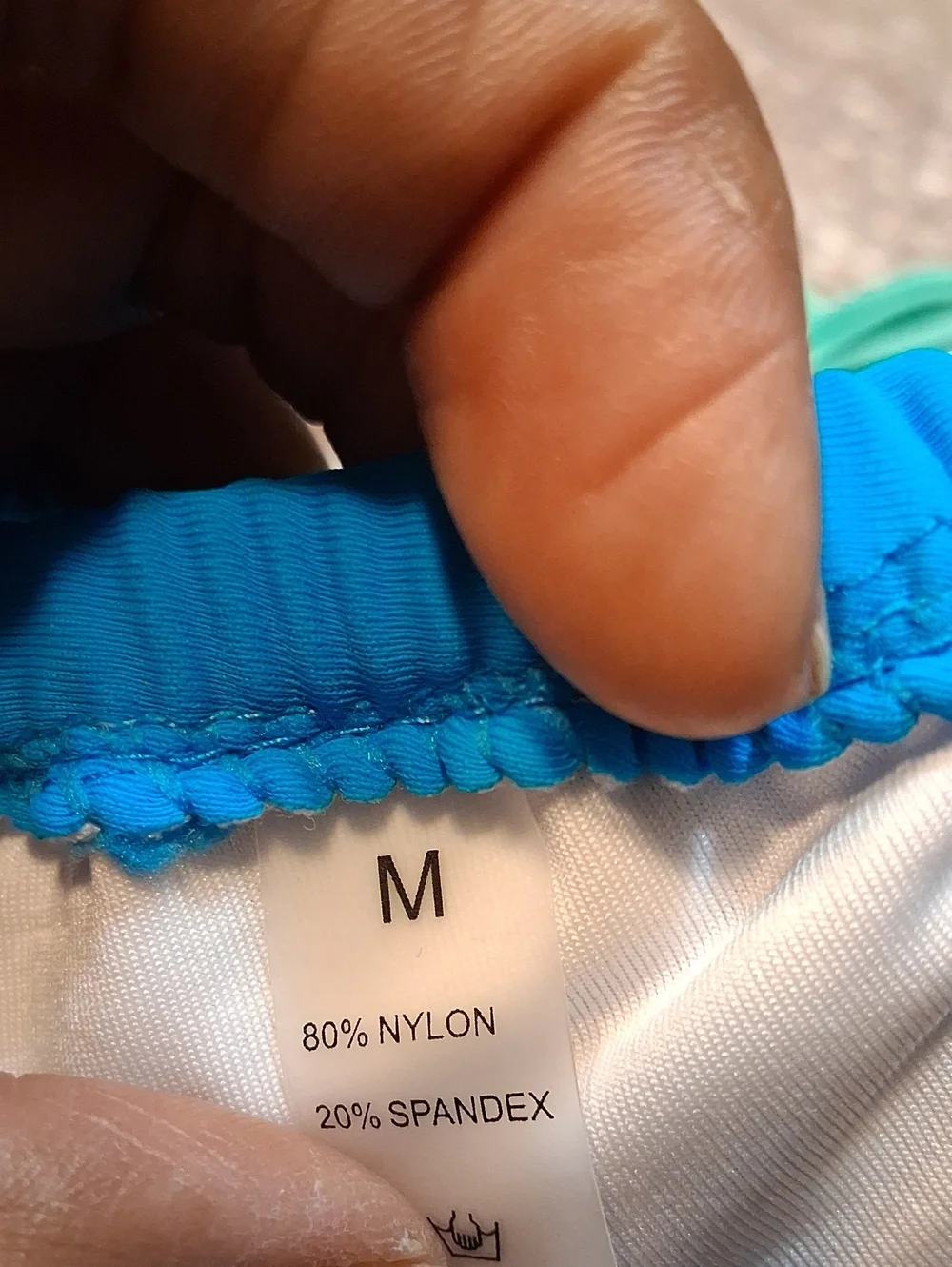 Blue & Mint Two-Piece Women's Bikini/ Thong Swim Set